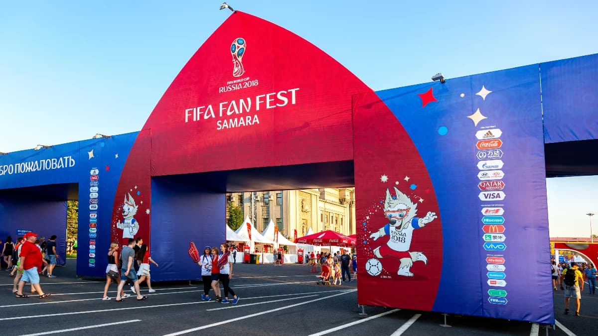 Advertise on Stadium & Fan Zone Branding