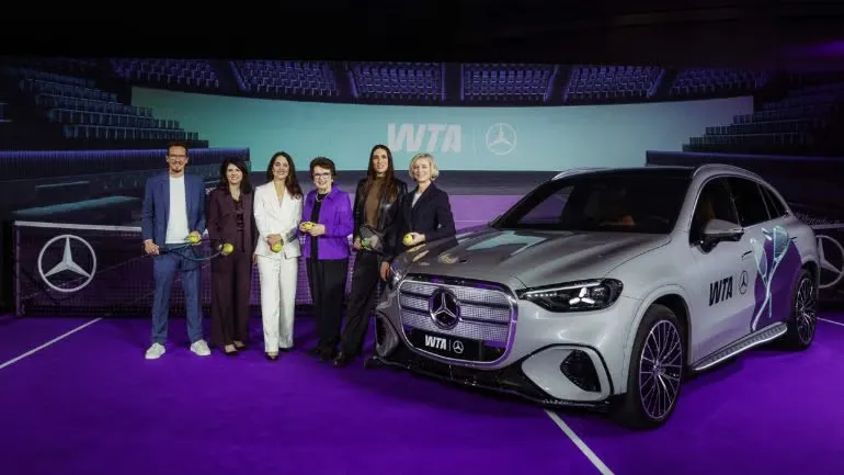 Mercedes Benz Takes Pole Position in Tennis with WTA Mega Partnership
