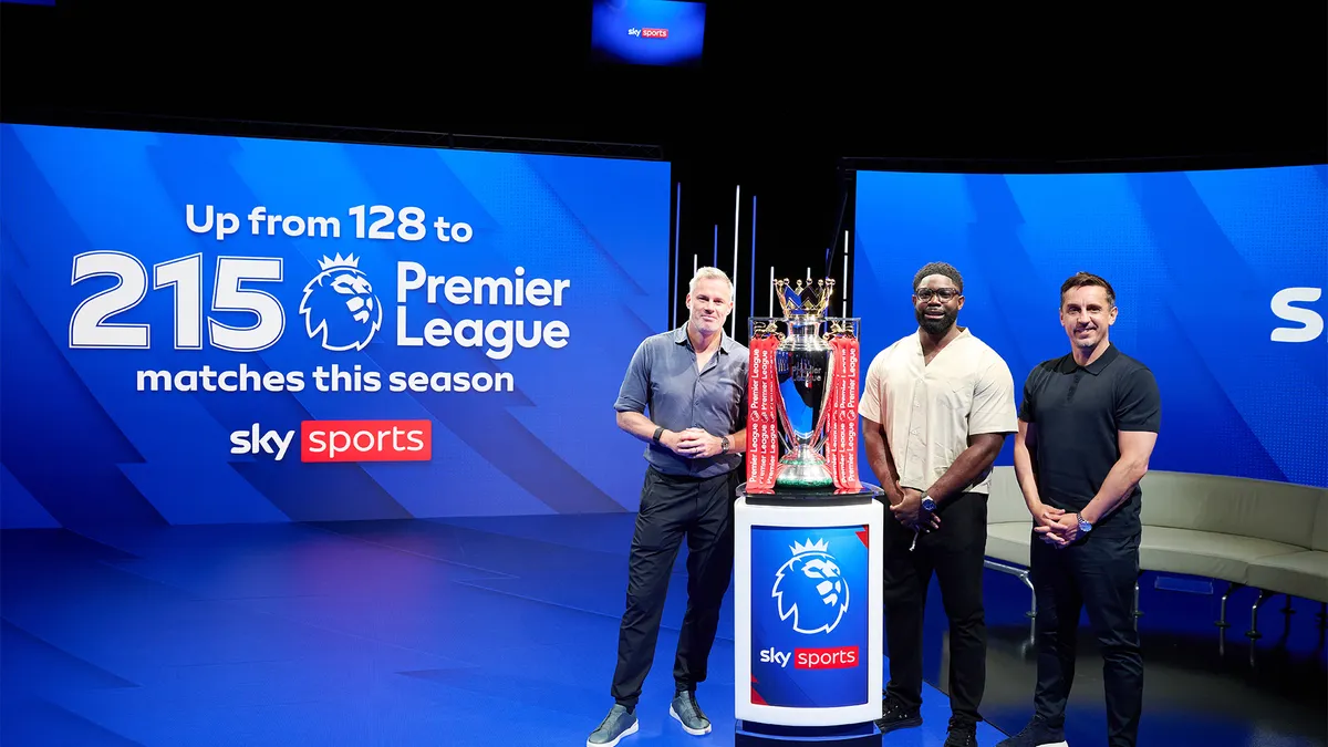 Sky Sports to Broadcast 215 Premier League Matches Each Season from 2025/26
