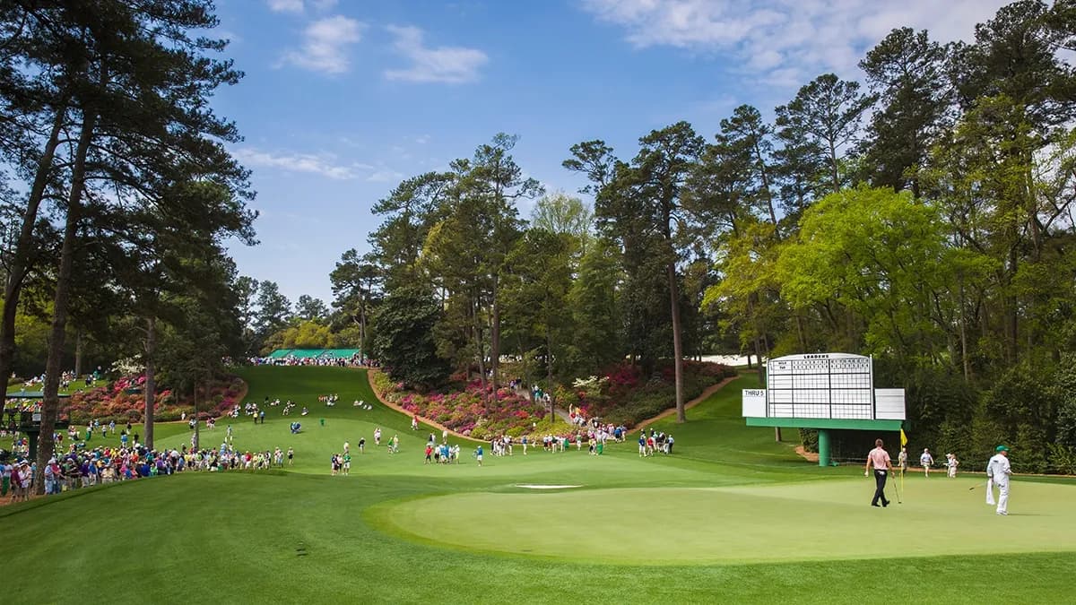Masters Tournament at Augusta National with premium golf sports sponsorship - World Sports Advertising