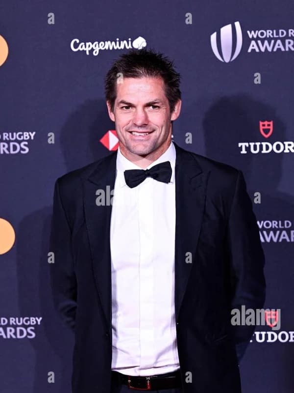 Richie McCaw in elite rugby action as a sports brand ambassador for World Sports Advertising