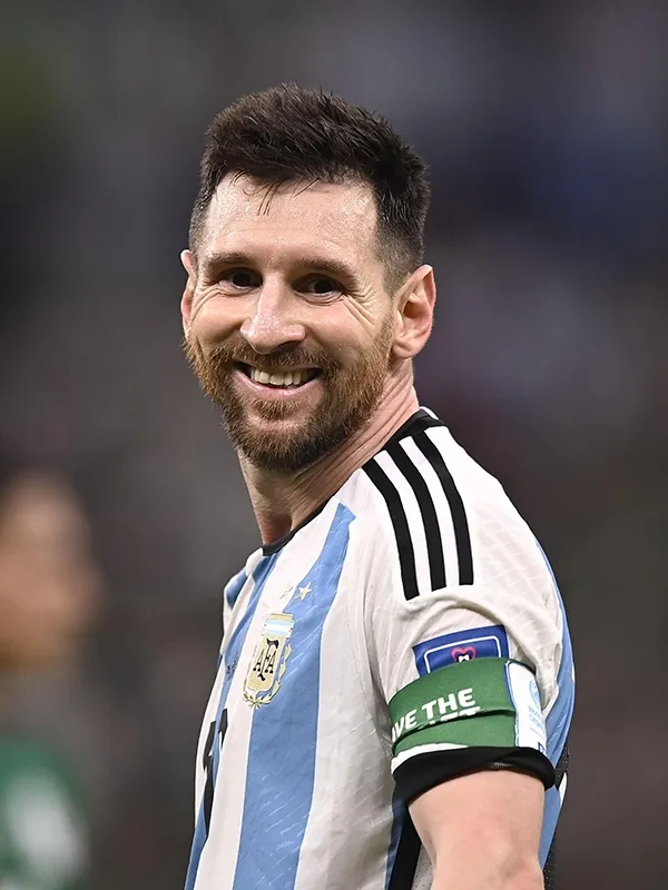 Lionel Messi in elite football action as a sports brand ambassador for World Sports Advertising