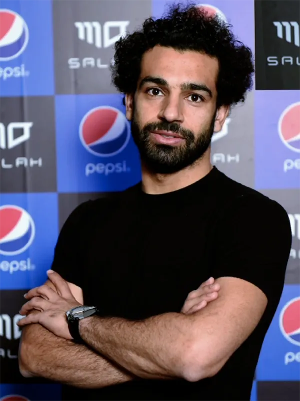 Mohamed Salah sports sponsorship ambassador portrait for brand advertising campaigns - World Sports Advertising