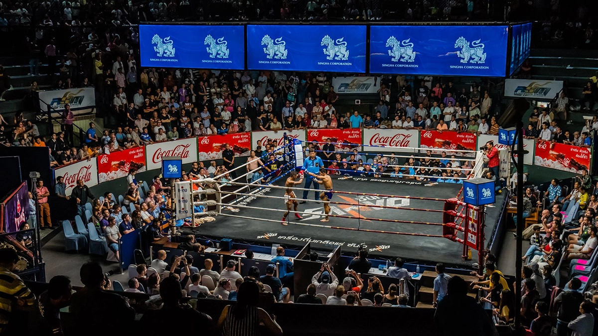 Combat Sports Cage & Ring Branding advertising opportunity